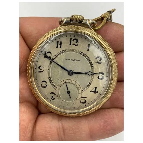 Hamilton Pocket Watch 974 Special 17 Jewels Model 2 Gold Filled 1929 ...