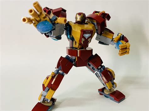 LEGO MOC Iron Man Mech Armor 2x76203 by anderson_brick_art | Rebrickable - Build with LEGO