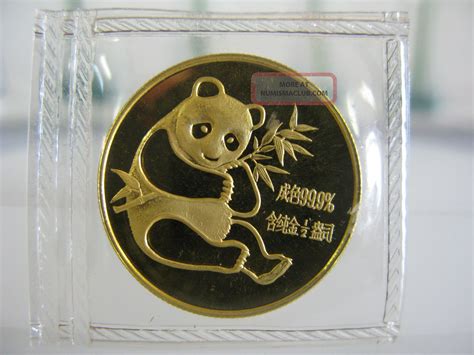 Rare First Year 1982 1/2 Oz. Chinese Panda Gold Coin Low Mintage Uncirculated