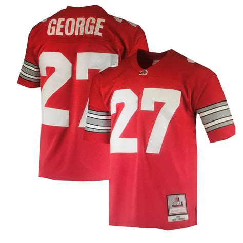 #27 Eddie George Jersey. Available in 3X & 4X only - College Traditions