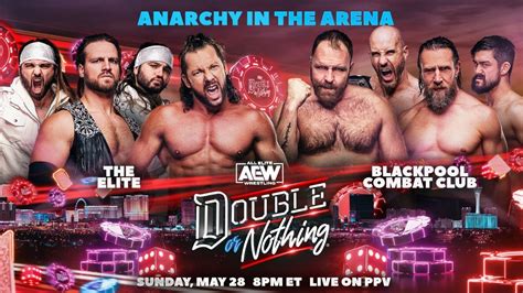 The Elite vs. Blackpool Combat Club Set For AEW Double Or Nothing