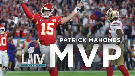 Kansas City QB Patrick Mahomes named MVP of Super Bowl LIV