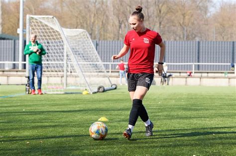 Open Training of Ukrainian Women Football Team Krivbas Editorial Photo ...