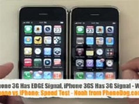 iPhone 3GS vs iPhone 3G Speed Test - YouTube