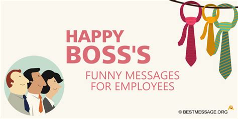 Best Boss’s Day Funny Quotes Messages for Employees