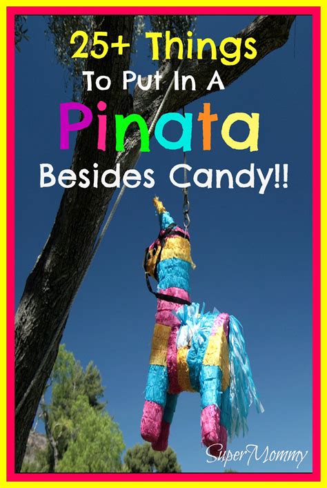 25+ Things to Put in A Pinata Besides Candy | Pinata fillers, Birthday ...