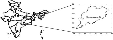 Location of the city of Bhubaneswar | Download Scientific Diagram