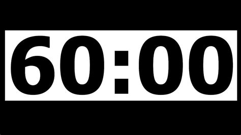 60 Minute Countdown Timer Cadannyco