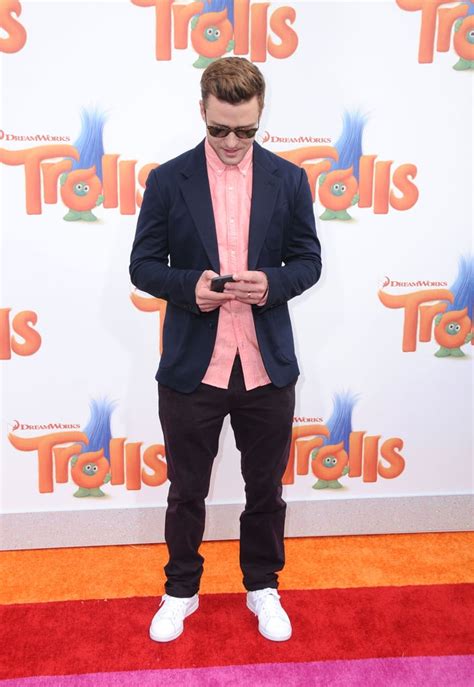 Justin Timberlake at Trolls Premiere in LA October 2016 | POPSUGAR ...