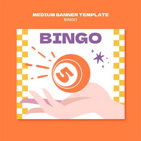 Free PSD | Bingo template design