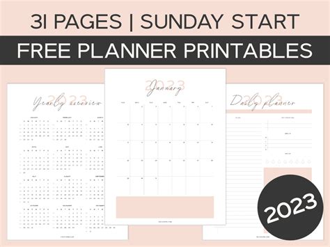 Free Bullet Journal Printables (2024 Update) - AnjaHome