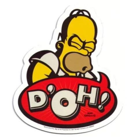 the simpsons homer d oh car magnet c9fedebf5d285f5cf25e178476e2895d ...