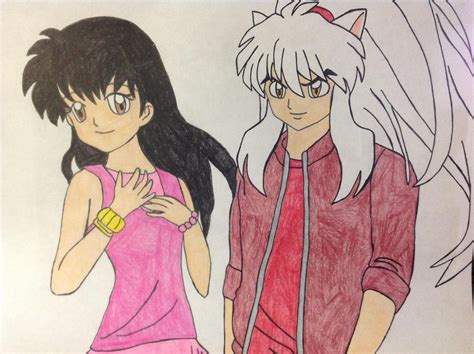 Inuyasha and Kagome in Modern Fashion by Kailie2122 on DeviantArt