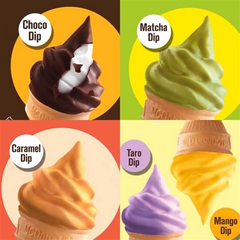 McDonald’s 4 Flavors Ice-Cream McDip now in Malaysia - Miri City Sharing