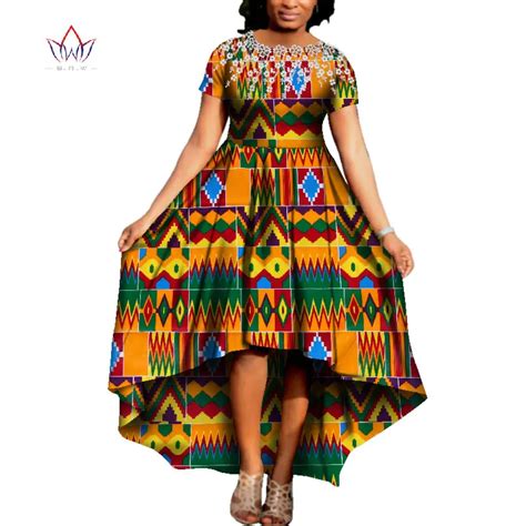 african women dress o neck african traditional clothing cotton short ...