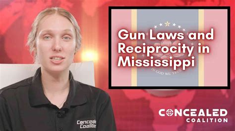 2022 Gun Laws and Concealed Carry Reciprocity in Mississippi - YouTube