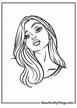 Printable Girly Coloring Page Updated 2022  Home sketch template
