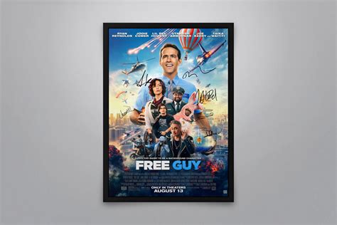 Free Guy - Signed Poster + COA