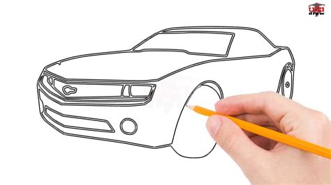 Camaro Outline Drawing