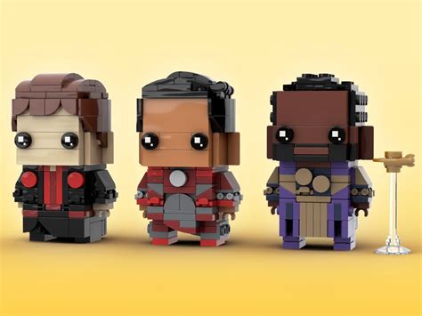 LEGO MOC Phastos, Makkari and Druig Brickheadz LEGO MOC - Marvel ...