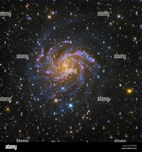 NGC 6946, also known as the Fireworks Galaxy Stock Photo - Alamy