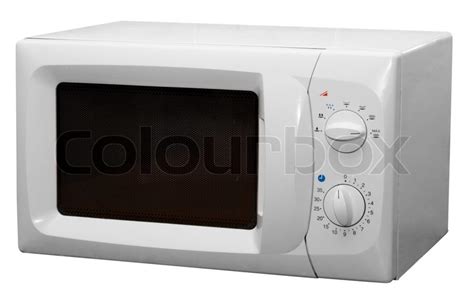 Modern microwave stove isolated on ... | Stock image | Colourbox