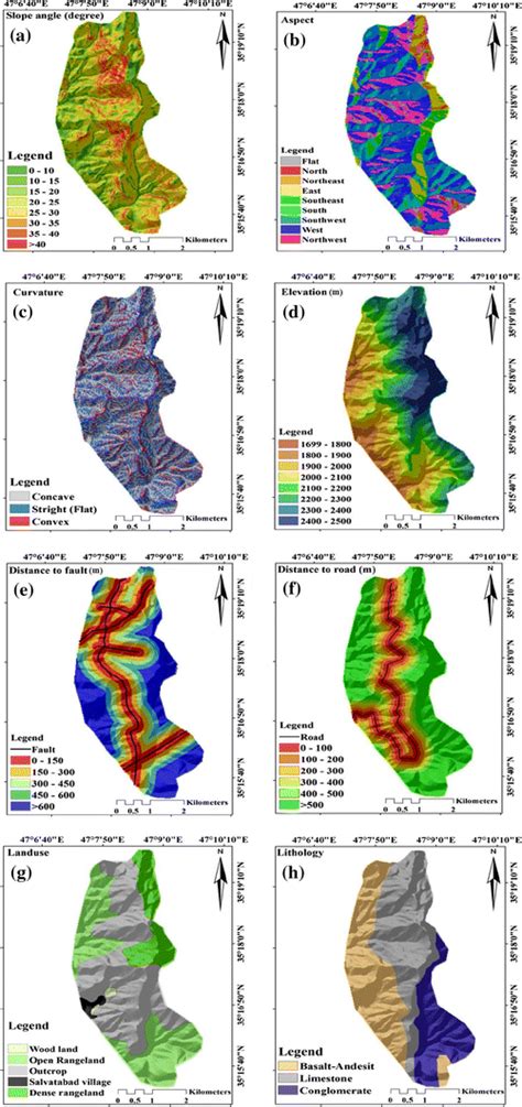 Effective factors on rock fall occurrence in the case study including... | Download Scientific ...