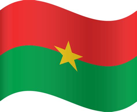 Printable Country Flag of Burkina Faso - Circle | Vector Country Flags of the World