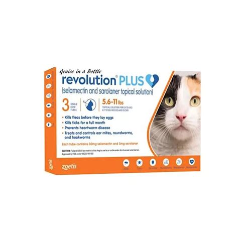 Revolution Plus for Medium Cats 5.6-11 lbs (2.6-5 kg) - 3 pack - Petpampermall