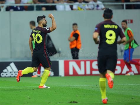 Sergio Aguero, Goal Celebration Editorial Stock Image - Image of etihad ...