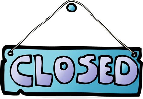 cartoon closed shop sign 12276298 Vector Art at Vecteezy