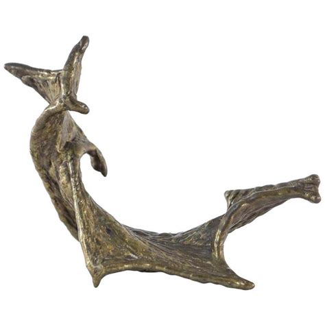 Abstract Bronze Biomorphic Sculpture For Sale at 1stDibs