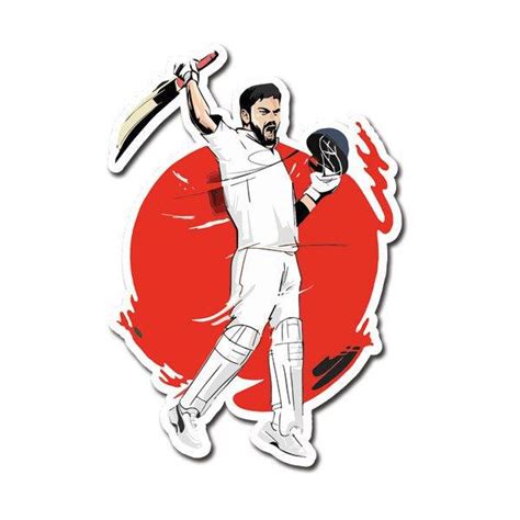 Virat Kohli Sticker - HIM MOTO