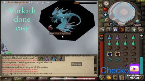 Beginner Vorkath guide. Old School RuneScape. Ranged Vorkath method ...