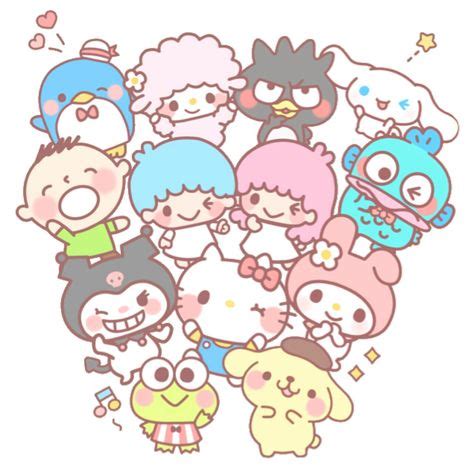 Sanrio Friends | สติกเกอร์, สอนวาดรูป, คาวาอี