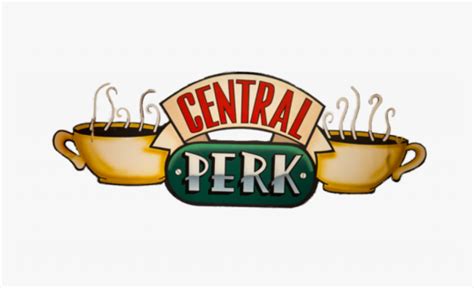 Central Perk Friends Logo Vector, HD Png Download - kindpng