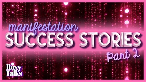 Law Of Attraction Success Stories Part 2! - YouTube