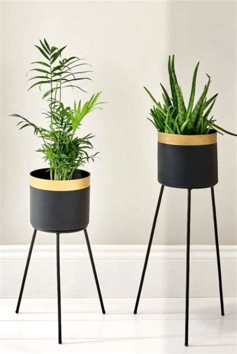 Black Plant Stand Indoor - Two Sizes - ZaZa Homes in 2022 | Plant stand indoor, Plant stand ...