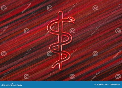 Medical Symbol, Rod of Asclepius, Asclepius Insignia Stock Photo ...