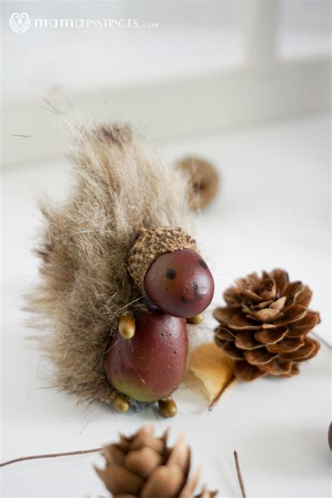 Easy Adorable Squirrel Acorn Craft for Kids – Mama Instincts®