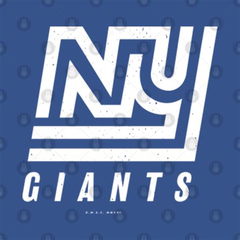 Giants - 1975 Electric Logo Alternate (White) - New York Giants - T ...