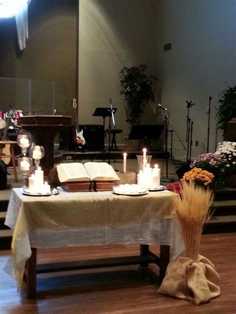 CUMC Altar for All Saints Day | Altar design, Church decor, Church ...