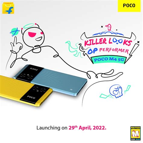 POCO M4 5G Indian launch date revealed, arrives end of this month ...