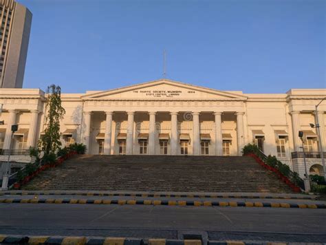 The Asiatic Society of Mumbai Town Hall, Mumbai Stock Image - Image of ...