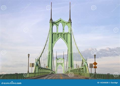 St. John s Bridge stock photo. Image of architecture - 14344608