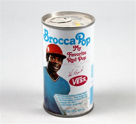 Did you know Lou Brock had his own flavor of Vess soda called Brocca Pop? #CardsMuseum #StLisLou ...