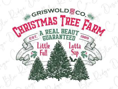 Griswold Christmas Tree Farm Direct to Film DTF Transfer - Etsy