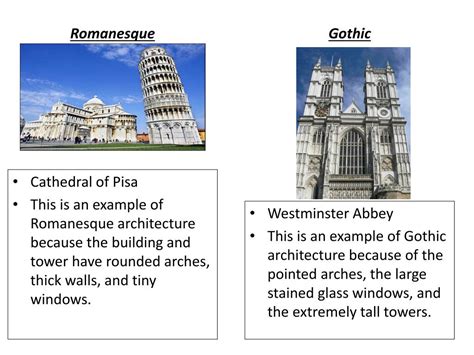 PPT - Romanesque vs. Gothic Architecture PowerPoint Presentation, free ...