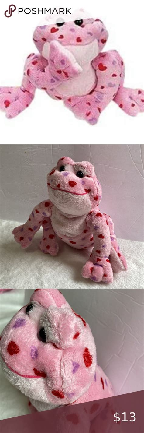 Webkinz Love Frog Plush Stuffed Animal HM144 Ganz 8” in 2022 | Plush ...