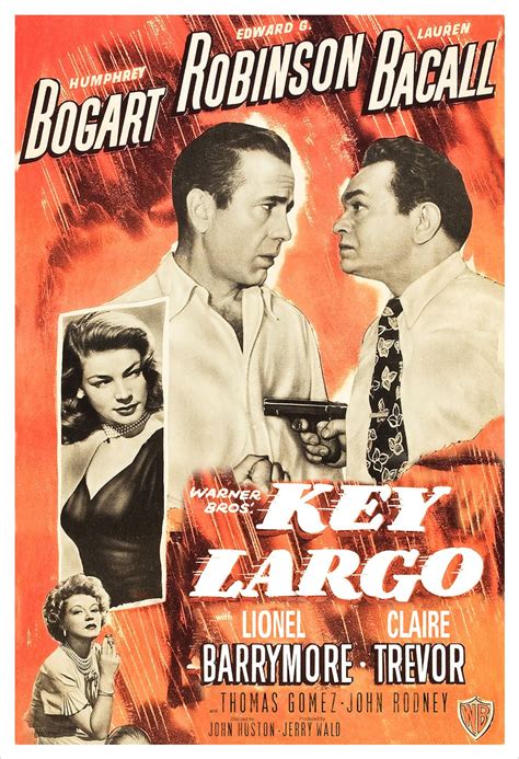 Humphrey Bogart Key Largo Movie Poster Print Redplanetgraphics - Etsy